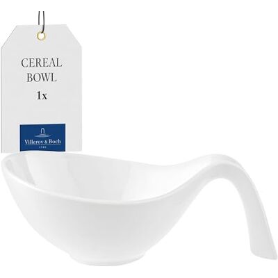 Villeroy & Boch Flow, Gravy Sauce Boat, Saucer for soups, sauces, etc., Premium Porcelain, Dishwasher Safe, White, 600 ml Villeroy & Boch Flow, Gravy Sauce Boat, Saucer for soups, sauces, etc., Premium Porcelain, Dishwasher Safe, White, 600 ml