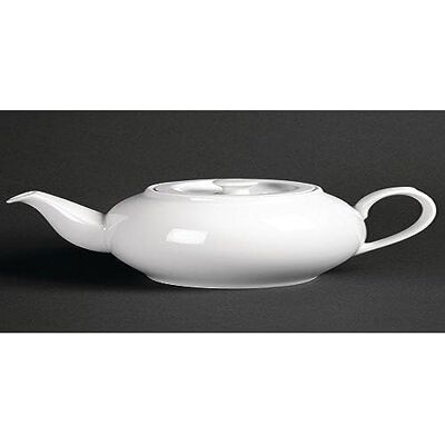 Royal Porcelain P4015 Classic Oriental Teapots With Lids 1Ltr Restaurant, White Royal Porcelain P4015 Classic Oriental Teapots With Lids 1Ltr Restaurant, White