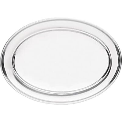 Olympia Stainless Steel Oval Serving Tray 350mm Bar, Restaurant Metal Tray K364 Olympia Stainless Steel Oval Serving Tray 350mm Bar, Restaurant Metal Tray K364