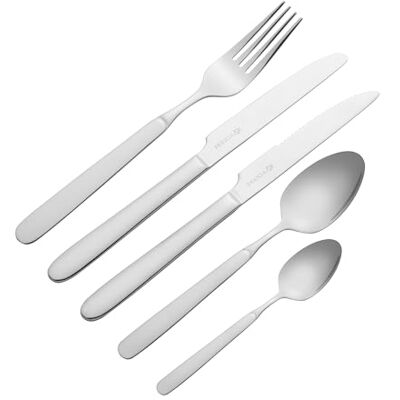 Viners Marple 20 Piece Cutlery Set 18/0 Stainless Steel Teardrop Style, Mirror Polish Serves 4 Dishwasher Safe Viners Marple 20 Piece Cutlery Set 18/0 Stainless Steel Teardrop Style, Mirror Polish Serves 4 Dishwasher Safe