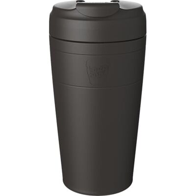 KeepCup Commuter, Insulated Stainless Steel Travel Mug with Leakproof One-Handed Flip Lid, Recycled Steel, BPA Free, Dishwasher Safe, 454ml 16oz Black KeepCup Commuter, Insulated Stainless Steel Travel Mug with Leakproof One-Handed Flip Lid, Recycled Steel, BPA Free, Dishwasher Safe, 454ml 16oz Black