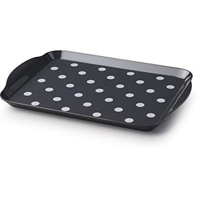 Zeal - Dotty Tray Small - Melamine - Dark Grey - Tray Zeal - Dotty Tray Small - Melamine - Dark Grey - Tray
