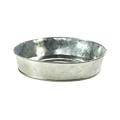 Genware NEV-GSP22 Galvanised Steel Sharing Platter, 22 cm Genware NEV-GSP22 Galvanised Steel Sharing Platter, 22 cm