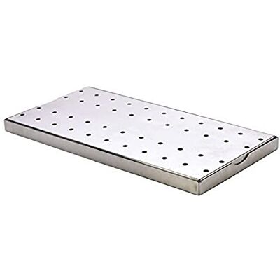 Genware NEV-SSDT3020 Drip Tray, Stainless Steel, 30 cm x 20 cm Genware NEV-SSDT3020 Drip Tray, Stainless Steel, 30 cm x 20 cm