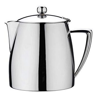 Café Stal Steel Art Deco DT-017 Double-Walled Tea Pot - Teapot Café Stal Steel Art Deco DT-017 Double-Walled Tea Pot - Teapot
