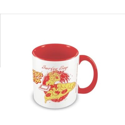 Pyramid Stranger Things 4 (Surfer Boy Pizza) Red Coloured Inner Mug 10Oz / 315Ml Ceramic Mug One Size Pyramid Stranger Things 4 (Surfer Boy Pizza) Red Coloured Inner Mug 10Oz / 315Ml Ceramic Mug One Size