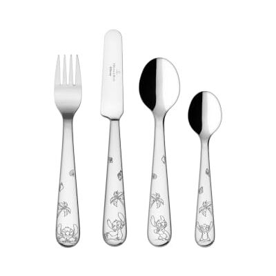 Villeroy & Boch Disney Stitch Children's Cutlery 4 pcs., Dishwasher Safe, Cutlery for Children, Stainless Steel Villeroy & Boch Disney Stitch Children's Cutlery 4 pcs., Dishwasher Safe, Cutlery for Children, Stainless Steel