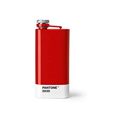 Copenhagen Design Pantone 101112035 Red 2035 Hip Flask Stainless Steel, One Size Copenhagen Design Pantone 101112035 Red 2035 Hip Flask Stainless Steel, One Size