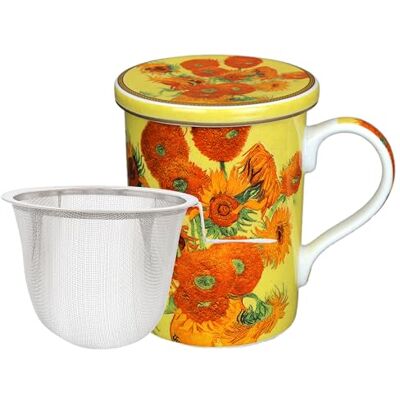 The Leonardo Collection Van Gogh Mug & Coast & Infuser SetLovely Gifts for Women & Men Designed By Vincent Van Gogh Coasters Set for All Modern Kitchen & Offices The Leonardo Collection Van Gogh Mug & Coast & Infuser SetLovely Gifts for Women & Men Designed By Vincent Van Gogh Coasters Set for All Modern Kitchen & Offices