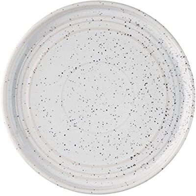 Olympia Cavolo Flat Round Plates White Speckle, 180mm (6 Pack) Porcelain Dinnerware Set, Oven, Microwave, Dishwasher Safe FD902 Olympia Cavolo Flat Round Plates White Speckle, 180mm (6 Pack) Porcelain Dinnerware Set, Oven, Microwave, Dishwasher Safe FD902