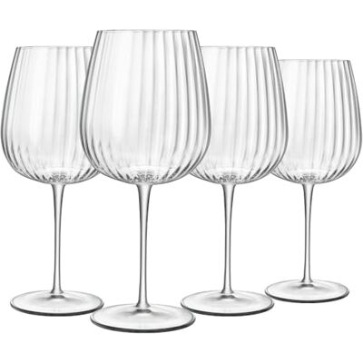 Luigi Bormioli Optica Gin Glasses Set of 4 x 750ml: Crystal Cocktail Glasses, Dishwasher Safe Luigi Bormioli Optica Gin Glasses Set of 4 x 750ml: Crystal Cocktail Glasses, Dishwasher Safe
