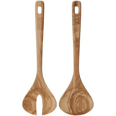 Stellar Olive Wood Utensils – 2pc Salad Server Set Stellar Olive Wood Utensils – 2pc Salad Server Set