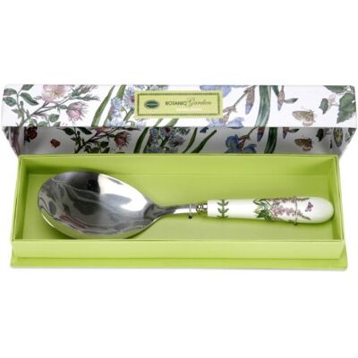 Portmeirion x Botanic Garden Serving Spoon Silver Color, Elegant Stainless Steel Blade with Porcelain Handle, Perfectly Giftable for Special Occasions Portmeirion x Botanic Garden Serving Spoon Silver Color, Elegant Stainless Steel Blade with Porcelain Handle, Perfectly Giftable for Special Occasions