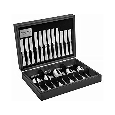Arthur Price Every Day 44-Piece Britannia 6-Person Canteen, Stainless Steel, Silver, 46 x 29.5 x 10 cm Arthur Price Every Day 44-Piece Britannia 6-Person Canteen, Stainless Steel, Silver, 46 x 29.5 x 10 cm