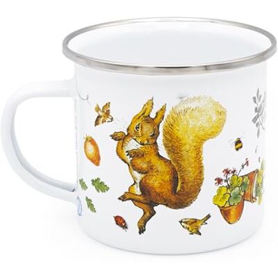 Robert Frederick Peter Rabbit Enamel Mug, White, 1 Count (Pack of 1) Robert Frederick Peter Rabbit Enamel Mug, White, 1 Count (Pack of 1)