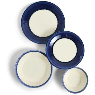 Royal Doulton 1815 Pacific Glaze Dinnerware Set Blue 16 Pieces Royal Doulton 1815 Pacific Glaze Dinnerware Set Blue 16 Pieces