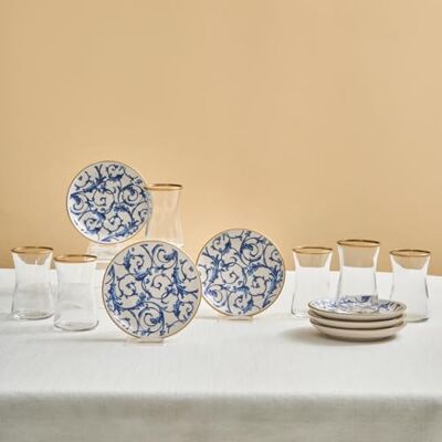 KARACA MARE 12-Piece Tea Set KARACA MARE 12-Piece Tea Set