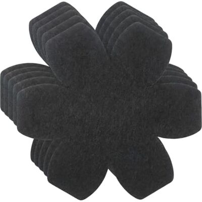 Carehabi Pan Protector, Pan Protector, Stacking Protection, Set of 5, 38 cm, 3 mm, Felt Pan Separators for Kitchen Cabinet, Storage, Black Carehabi Pan Protector, Pan Protector, Stacking Protection, Set of 5, 38 cm, 3 mm, Felt Pan Separators for Kitchen Cabinet, Storage, Black