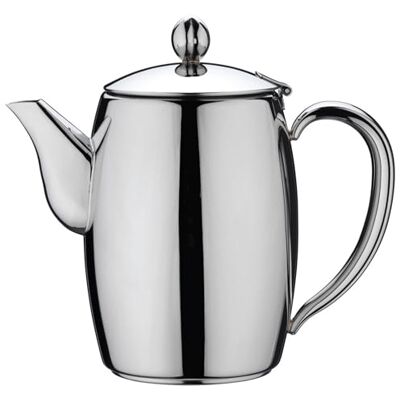 Café Stal Bellux Premium Coffee Pot 14 Cups / 1400ml / 1.4 litres / 48oz Mirror Polished Finish 18/10 Stainless Steel Coffee Jug Heat Resistant Handle, Perfect Pour Spout & Hinged Lid Café Stal Bellux Premium Coffee Pot 14 Cups / 1400ml / 1.4 litres / 48oz Mirror Polished Finish 18/10 Stainless Steel Coffee Jug Heat Resistant Handle, Perfect Pour Spout & Hinged Lid