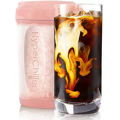 HyperChiller HC2RG Patented Iced Coffee/Beverage Cooler, New, Improved,Stronger and More Durable! Ready in One Minute, Reusable for Iced Tea, Wine, Spirits, Alcohol, Juice, Rose Gold HyperChiller HC2RG Patented Iced Coffee/Beverage Cooler, New, Improved,Stronger and More Durable! Ready in One Minute, Reusable for Iced Tea, Wine, Spirits, Alcohol, Juice, Rose Gold