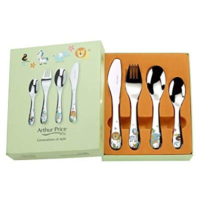 Arthur Price XPCH1017 4 Piece Child's Cutlery Set, Stainless Steel, Silver Arthur Price XPCH1017 4 Piece Child's Cutlery Set, Stainless Steel, Silver