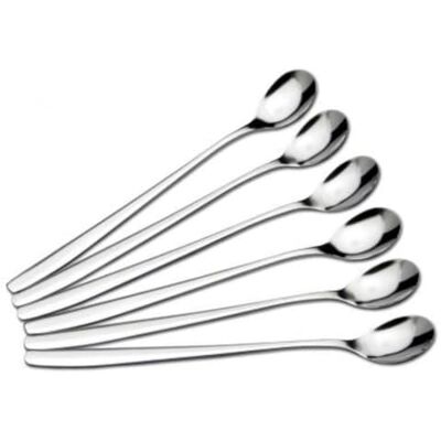 c|h|g CHG 9285-04 6x Long Drink / Yoghurt / Ice Cream Spoon 19 cm Length c|h|g CHG 9285-04 6x Long Drink / Yoghurt / Ice Cream Spoon 19 cm Length