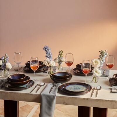 KARACA Leia Reaktiv 24-Piece Dinner Set for 6 People KARACA Leia Reaktiv 24-Piece Dinner Set for 6 People