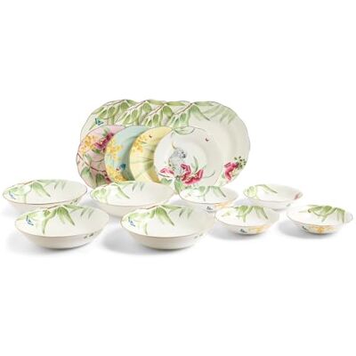 Royal Albert Miranda Kerr Australiana Dinnerware Set Pasta MXD 16PCS Royal Albert Miranda Kerr Australiana Dinnerware Set Pasta MXD 16PCS