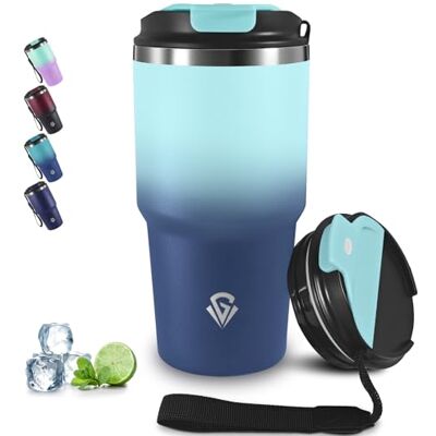 Grsta 20oz Thermal Mug, Portable Airtight Coffee Thermos, Vacuum Insulated Stainless Steel Thermal Tumbler for Hot and Cold Drinks, Leak Proof Thermal Tumbler Grsta 20oz Thermal Mug, Portable Airtight Coffee Thermos, Vacuum Insulated Stainless Steel Thermal Tumbler for Hot and Cold Drinks, Leak Proof Thermal Tumbler