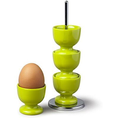 Zeal Stack and Store - Egg Cup Set with Chrome Stand Zeal Stack and Store - Egg Cup Set with Chrome Stand