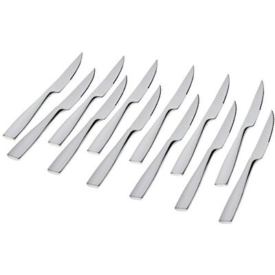 Genware NEV-SK-SQ Square Steak Knife, 18/0 Genware NEV-SK-SQ Square Steak Knife, 18/0