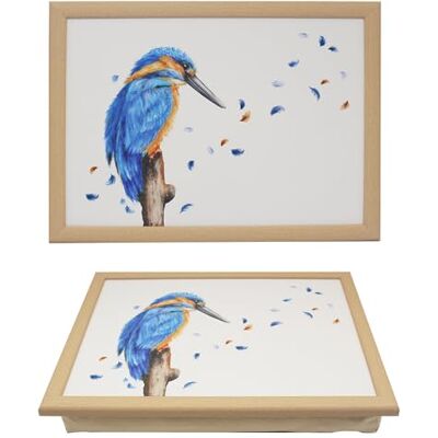The Leonardo Collection Clemency Bunn Wood King Fisher British Birds Tray Cushioned Base, Portable Serving Surface, Lightweight Build, Wipe Clean Finish, Practical Choice The Leonardo Collection Clemency Bunn Wood King Fisher British Birds Tray Cushioned Base, Portable Serving Surface, Lightweight Build, Wipe Clean Finish, Practical Choice