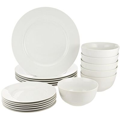 Amazon Basics Sada nádobí 18dílná - Dinnerware set Amazon Basics Sada nádobí 18dílná - Dinnerware set
