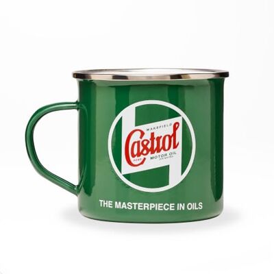 Castrol Classic STR588 Tin Mug, Green Castrol Classic STR588 Tin Mug, Green