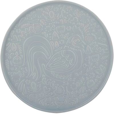 Mason Cash Home to Roost 30 cm Round Platter Stoneware Folk-Inspired Hen and Cockerel Style Serving Plate, Microwave and Dishwasher Safe, Cake, Meats, Fish, Bread, and Party Platters Mason Cash Home to Roost 30 cm Round Platter Stoneware Folk-Inspired Hen and Cockerel Style Serving Plate, Microwave and Dishwasher Safe, Cake, Meats, Fish, Bread, and Party Platters