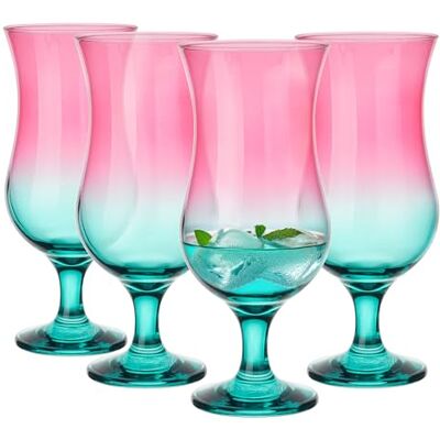 Glasmark KROSNO 1992 Glasmark KROSNO 420 ml Set of 4 Alcoholic Cocktail Glass Long Drink Glasses Cocktail Glasses Drinking Glasses Party Glasses Perfect for Home Restaurants Glasses Set Ombre Style Glasmark KROSNO 1992 Glasmark KROSNO 420 ml Set of 4 Alcoholic Cocktail Glass Long Drink Glasses Cocktail Glasses Drinking Glasses Party Glasses Perfect for Home Restaurants Glasses Set Ombre Style