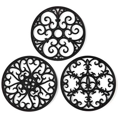 colinda Silicone Trivet Mat Hot Pot Holder Hot Pads for Table & Countertop Teapot Trivet Kitchen Trivets Non-Slip & Heat Resistant Modern Kitchen Hot Pads for Pots & Hot Dish Black Trivet Set of 3 colinda Silicone Trivet Mat Hot Pot Holder Hot Pads for Table & Countertop Teapot Trivet Kitchen Trivets Non-Slip & Heat Resistant Modern Kitchen Hot Pads for Pots & Hot Dish Black Trivet Set of 3