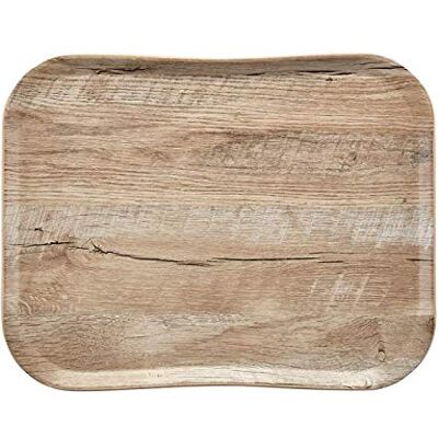 Steelite VV1039 Century Wood Grain Tray, Light Oak, 35.5cm x 45.7cm Steelite VV1039 Century Wood Grain Tray, Light Oak, 35.5cm x 45.7cm