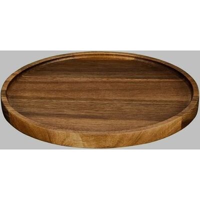 Olympia Acacia Wood Round Plates 250mm Large Serving Plates, Ideal for Appetisers, Side Dishes FT612 Olympia Acacia Wood Round Plates 250mm Large Serving Plates, Ideal for Appetisers, Side Dishes FT612