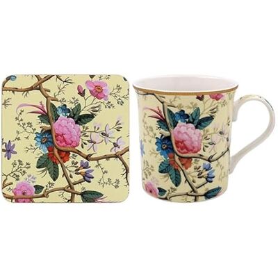The Leonardo Collection Lesser & Pavey Kilburn Mug & Coaster Ceramic Mug & Coaster for Home or Work Premium Design Mug Set for All Occasions The Leonardo Collection Lesser & Pavey Kilburn Mug & Coaster Ceramic Mug & Coaster for Home or Work Premium Design Mug Set for All Occasions
