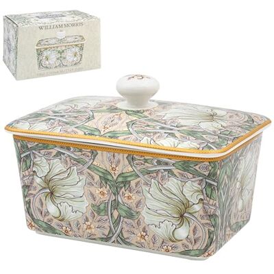 The Leonardo Collection Wm. Morris Assortments Stoneware Pimpernel Butter Dish for Kitchen & Home Dishwasher Safe Butter Dish with Lid for Keep Butter Fresh BPA-Free Butterdish for Butter Storage The Leonardo Collection Wm. Morris Assortments Stoneware Pimpernel Butter Dish for Kitchen & Home Dishwasher Safe Butter Dish with Lid for Keep Butter Fresh BPA-Free Butterdish for Butter Storage