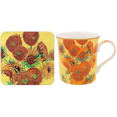 The Leonardo Collection Lesser & Pavey Van Gogh Mug & Coaster Ceramic Mug & Coaster for Home or Work Premium Design Mug & Coaster Set for All Occasions Lovely Mug & Coaster Vincent Van Gogh The Leonardo Collection Lesser & Pavey Van Gogh Mug & Coaster Ceramic Mug & Coaster for Home or Work Premium Design Mug & Coaster Set for All Occasions Lovely Mug & Coaster Vincent Van Gogh