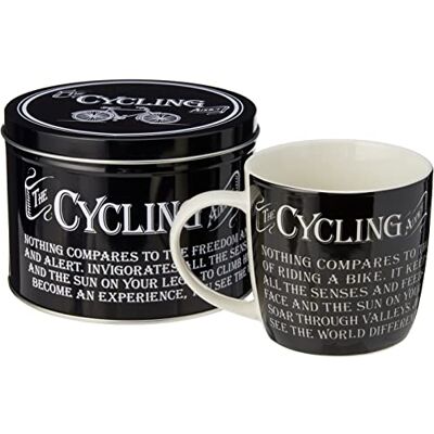 Arora Ultimate Gift for Man 8810 Cycling Mug in Tin, Ceramic Arora Ultimate Gift for Man 8810 Cycling Mug in Tin, Ceramic