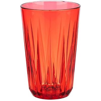 APS 10511 Crystal Drinking Cup, 300 ml, Tritan, Reusable, Shatterproof, Made in Germany, Red APS 10511 Crystal Drinking Cup, 300 ml, Tritan, Reusable, Shatterproof, Made in Germany, Red