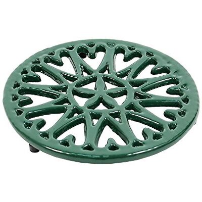 Minuteman International C-33GR 7-Inch Sunburst, Cast Iron Trivet Minuteman International C-33GR 7-Inch Sunburst, Cast Iron Trivet