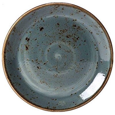 Steelite Craft Coupe Plate Blue 8" / 20.25cm, Single Steelite Craft Coupe Plate Blue 8" / 20.25cm, Single