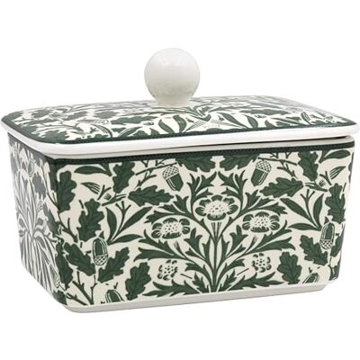 The Leonardo Collection William Morris Acorn Butter Dish for Kitchen & Home Dishwasher Safe Butter Dish with Lid for Keep Butter Fresh Durable BPA-Free Butterdish for Butter Storage The Leonardo Collection William Morris Acorn Butter Dish for Kitchen & Home Dishwasher Safe Butter Dish with Lid for Keep Butter Fresh Durable BPA-Free Butterdish for Butter Storage