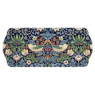 Pimpernel x Morris & Co. Sandwitch Tray Multi-Colour Strawberry Thief Blue Floral Design, Suitable for Serving Drinks, Snacks or Everyday Use Pimpernel x Morris & Co. Sandwitch Tray Multi-Colour Strawberry Thief Blue Floral Design, Suitable for Serving Drinks, Snacks or Everyday Use