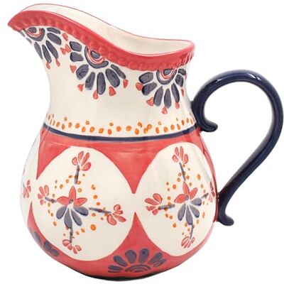 L & P Home & Gifts Lesser & Pavey Tuscany Hand Painted Jug for Home & Kitchen Stylish Cream & Milk Jug for Coffee, Custard, Gravy, Water, Juice Or Events Decorative Printed Vase Alternative for Daily Use L & P Home & Gifts Lesser & Pavey Tuscany Hand Painted Jug for Home & Kitchen Stylish Cream & Milk Jug for Coffee, Custard, Gravy, Water, Juice Or Events Decorative Printed Vase Alternative for Daily Use
