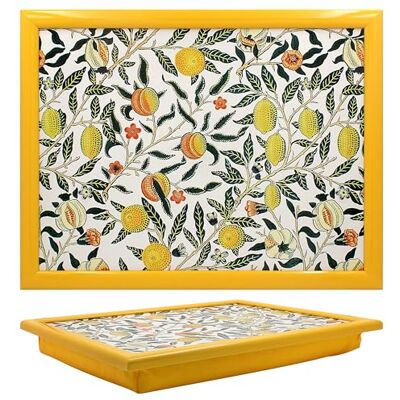 The Leonardo Collection Cushioned Lap Tray William Morris' Fruits Design The Leonardo Collection Cushioned Lap Tray William Morris' Fruits Design